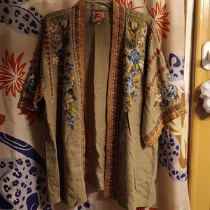 Johnny Was Kimono shrug coverall